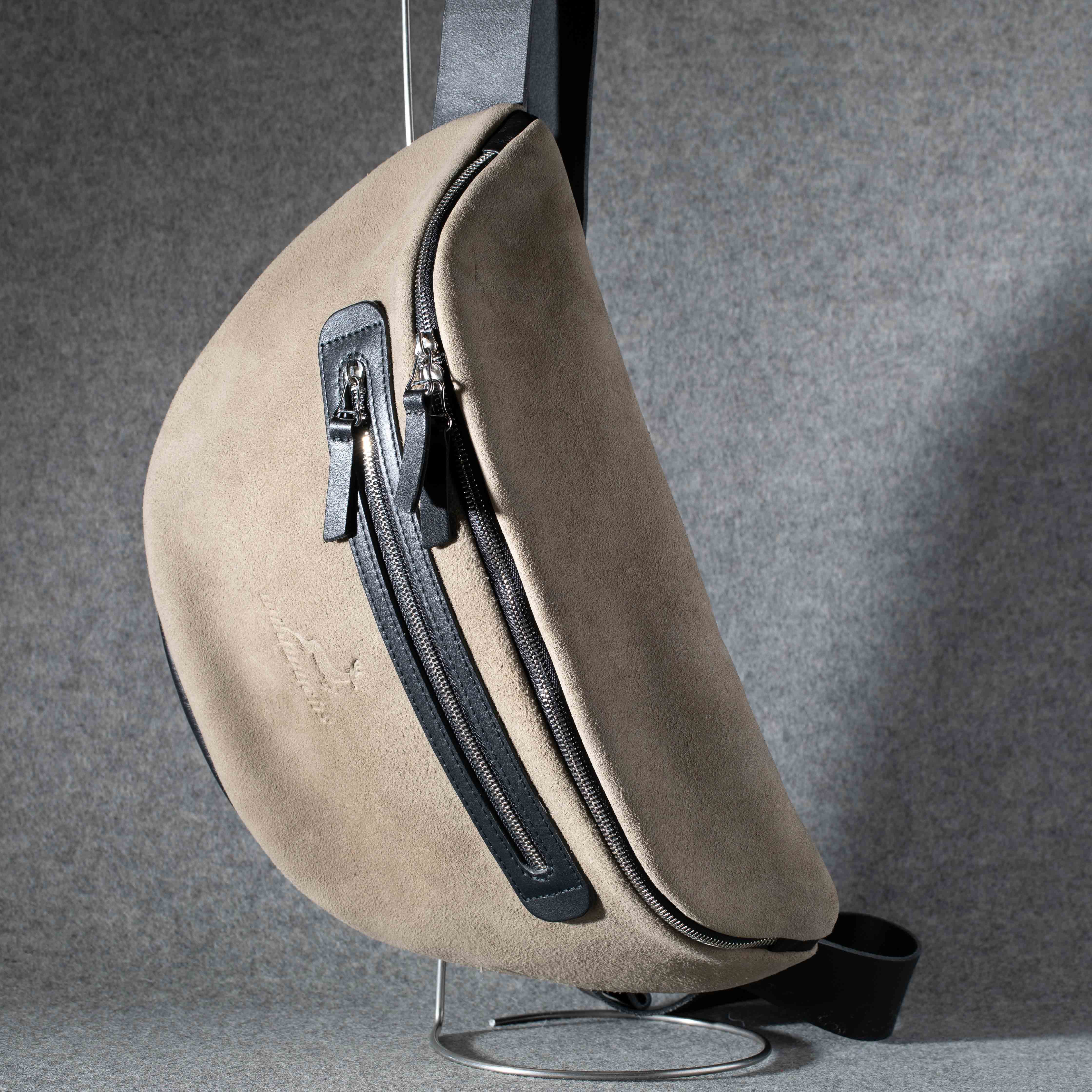 Crossbag Marseille L aus Hirschleder