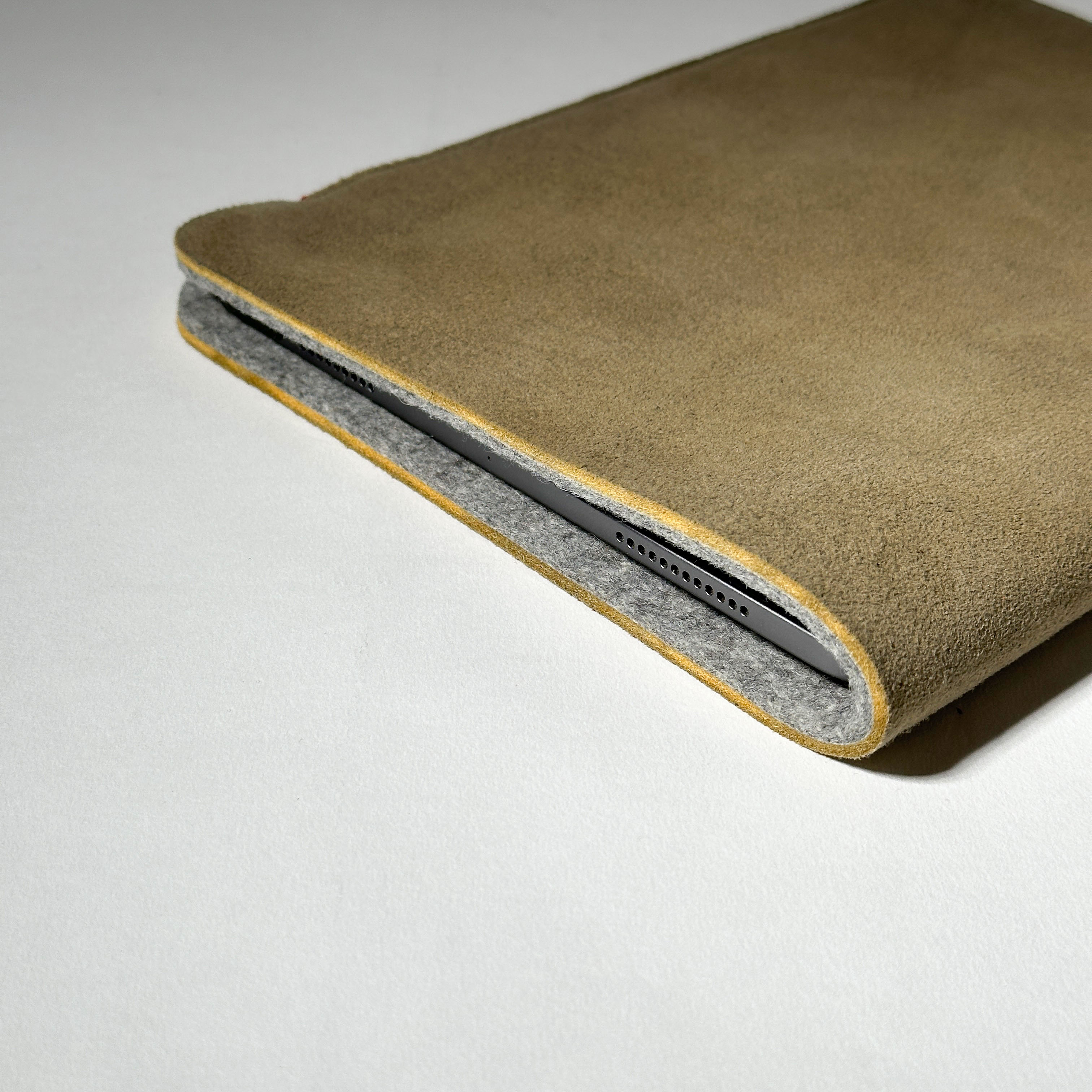 iPad case made of deer leather