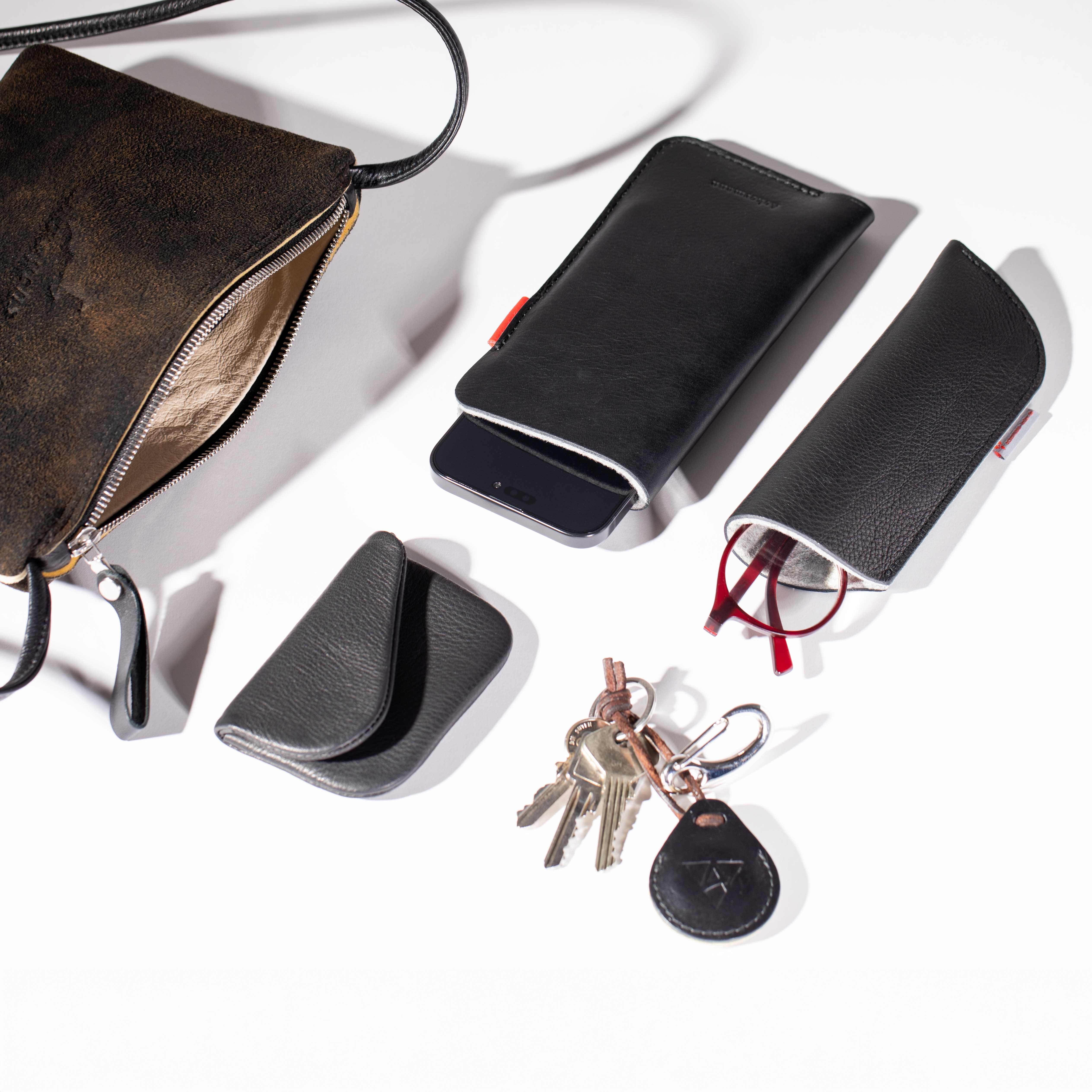 Schultertasche Palermo S aus Hirschleder