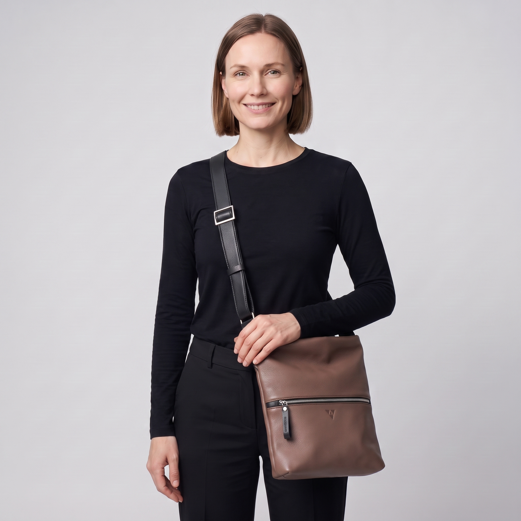 Überschlagtasche  London S aus Softnappa