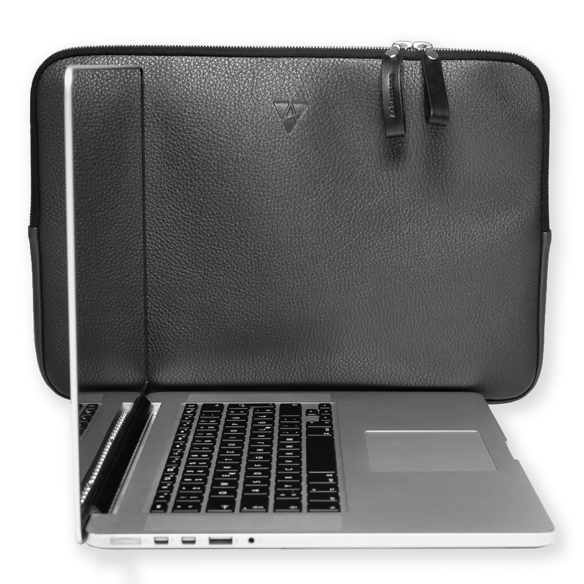 Laptoptasche aus Kuhfell