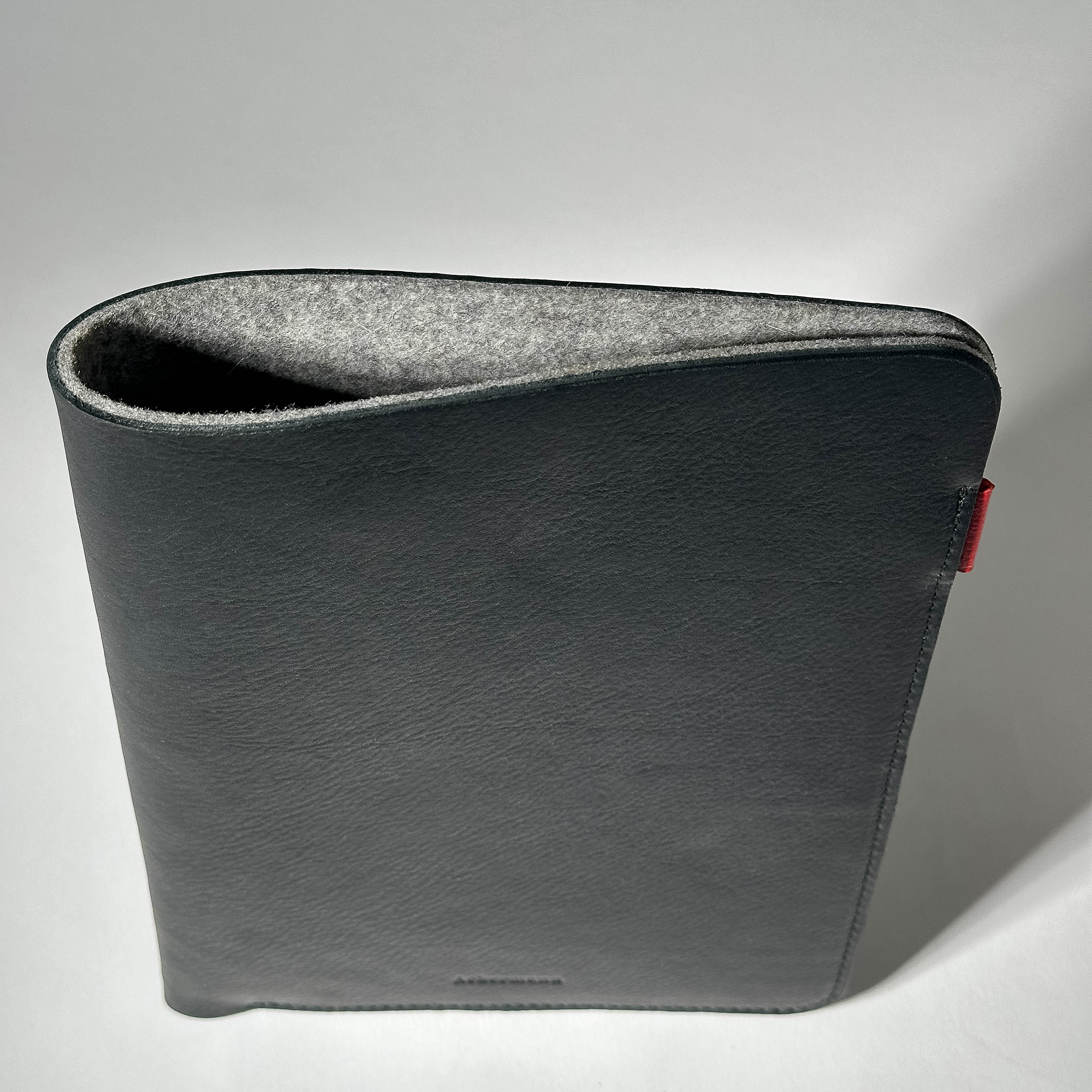iPad case made of olive leather
