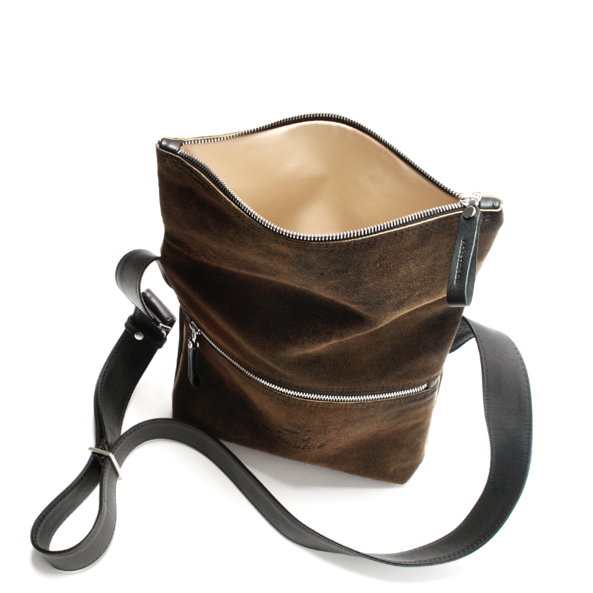 Überschlagtasche  London S aus Hirschleder