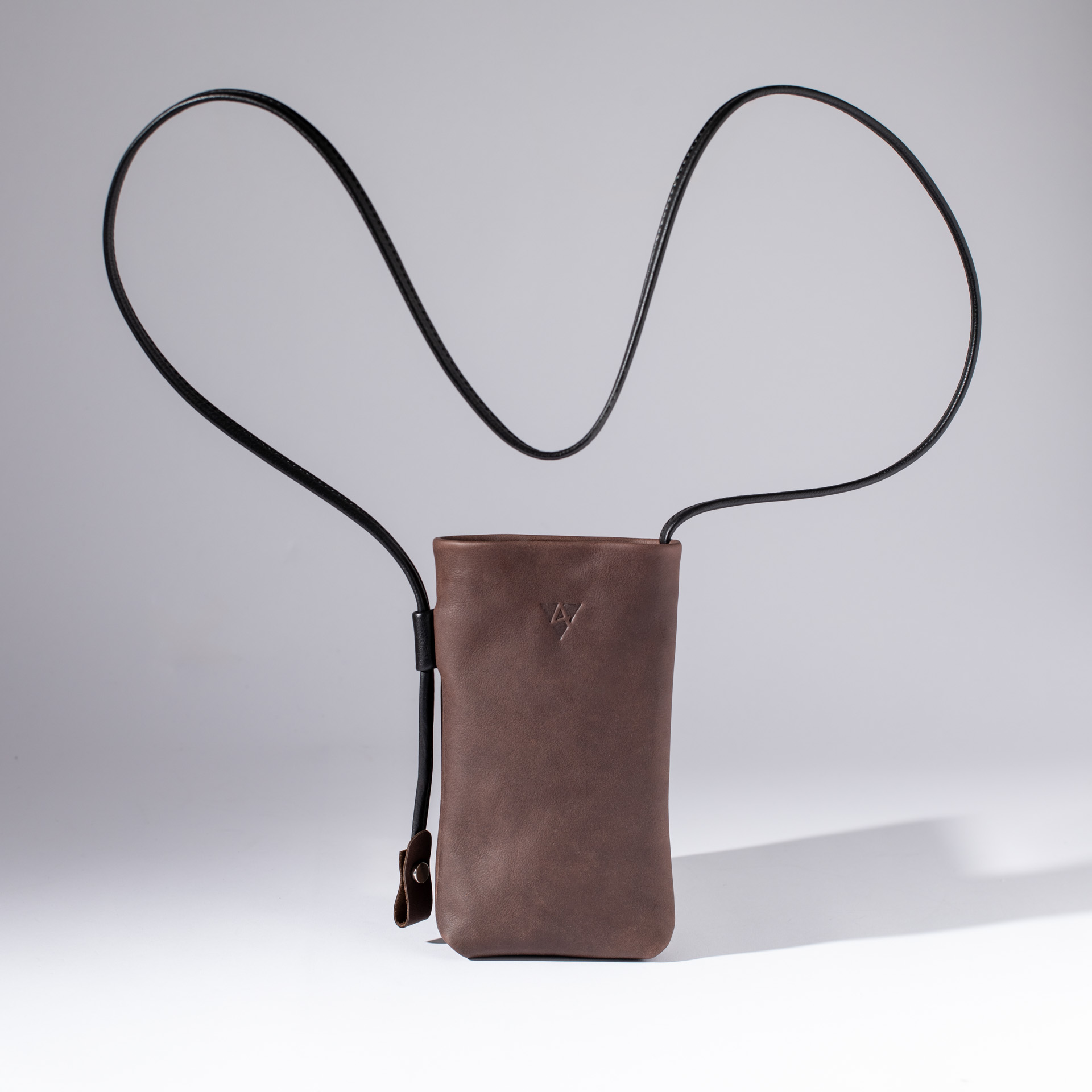 Shoulder bag Davos in olive leather