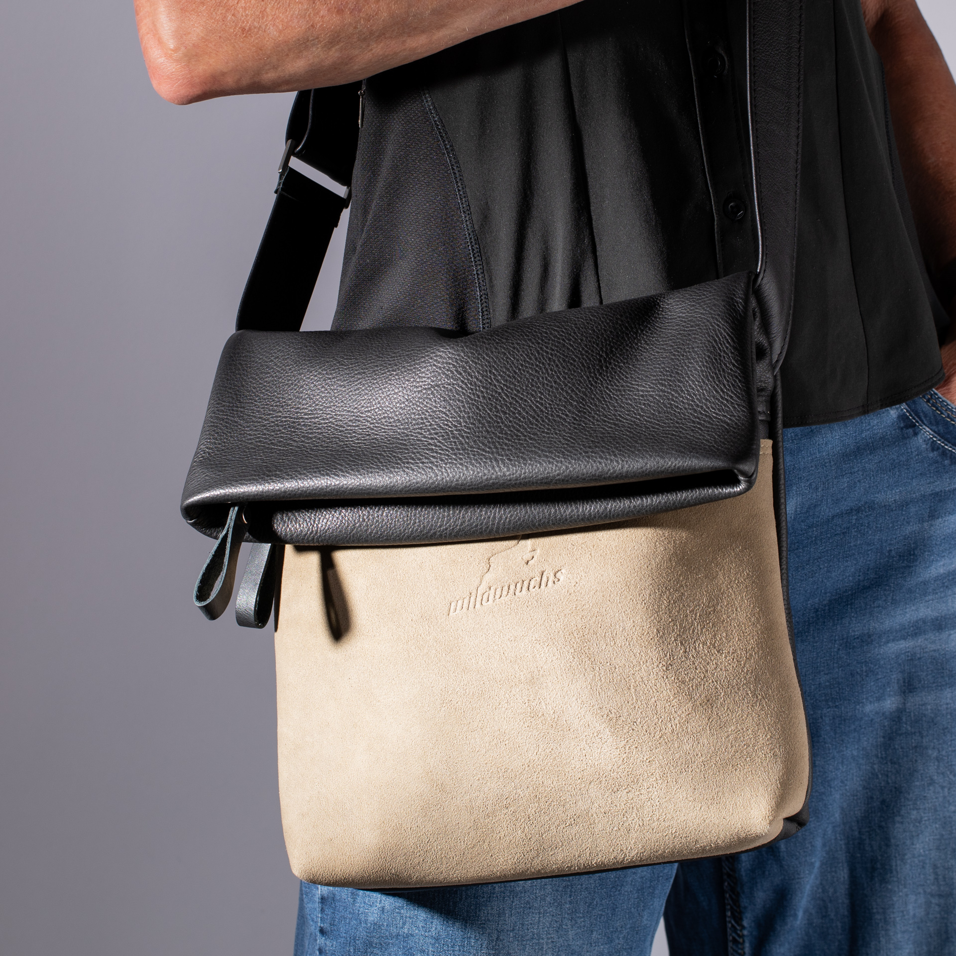 Fold-over Shoulder bag London M