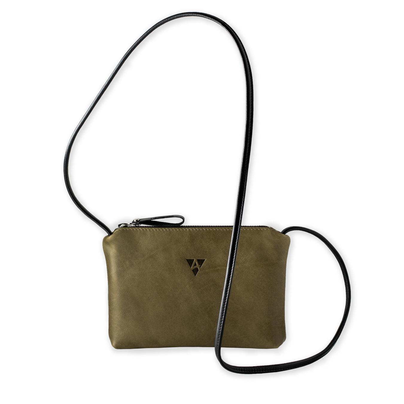 Schultertasche Palermo S aus Olivenleder