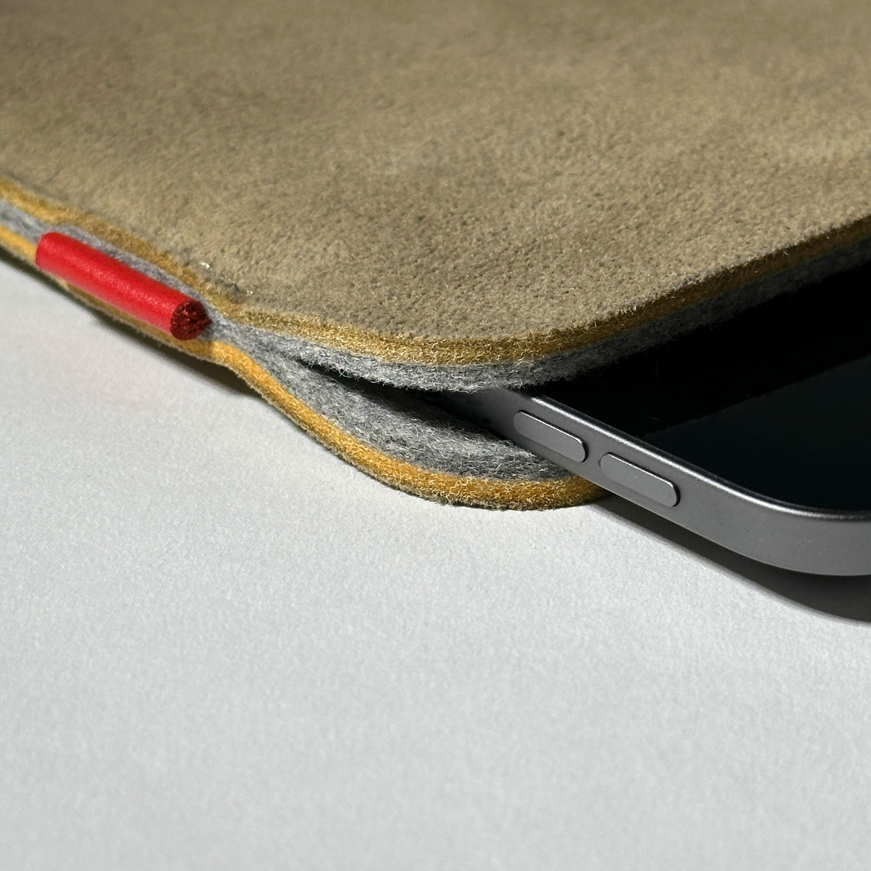 iPad case made of deer leather