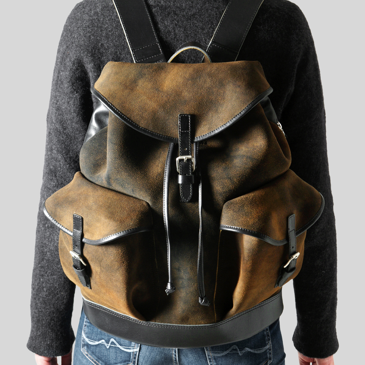 Rucksack München aus Hirschleder