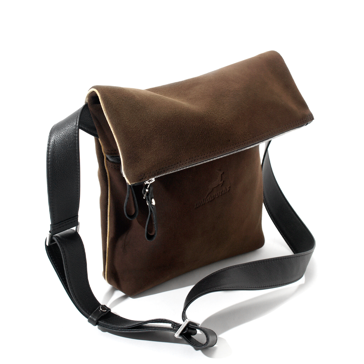 Überschlagtasche  London M aus Hirschleder