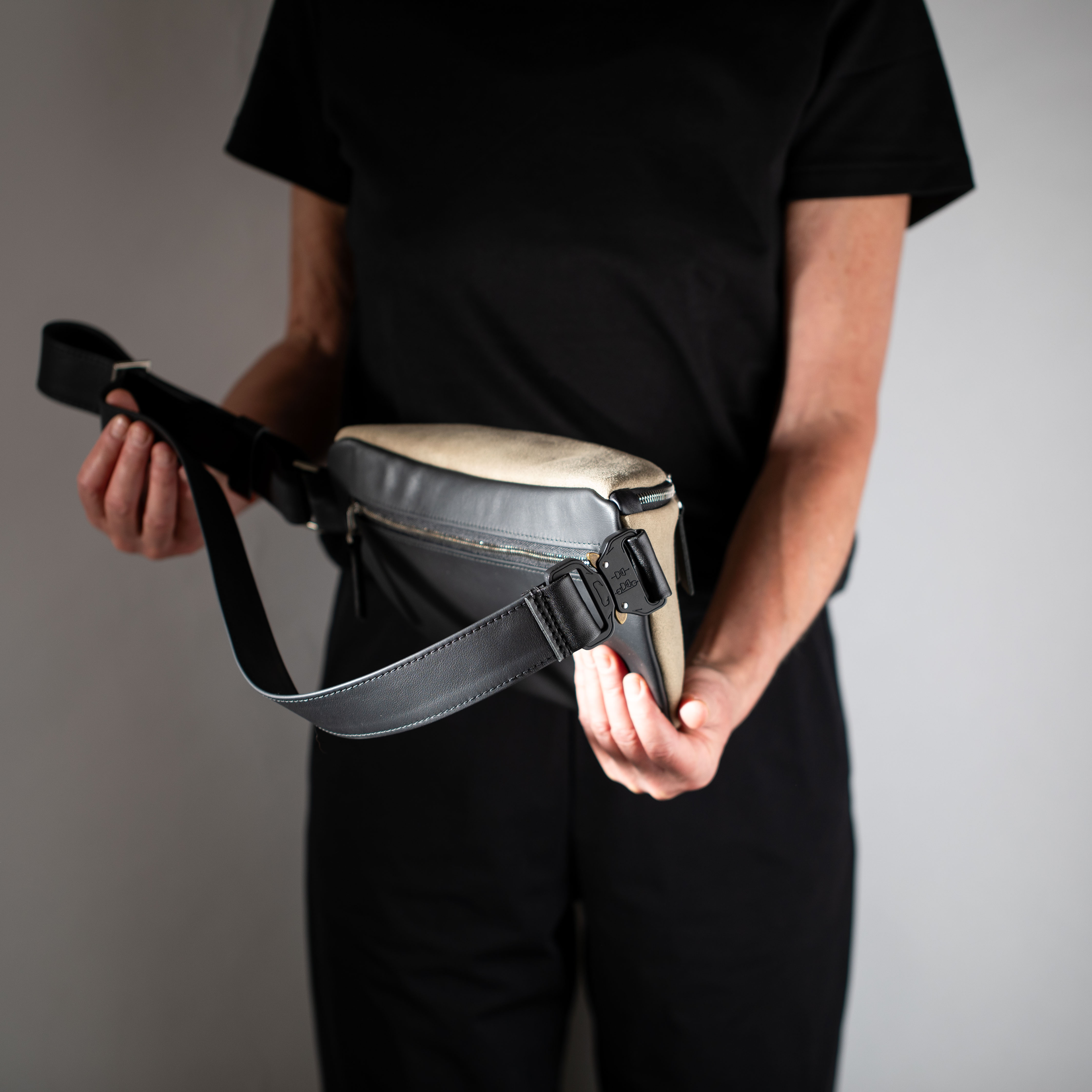 Bauchtasche Marseille M aus Hirschleder