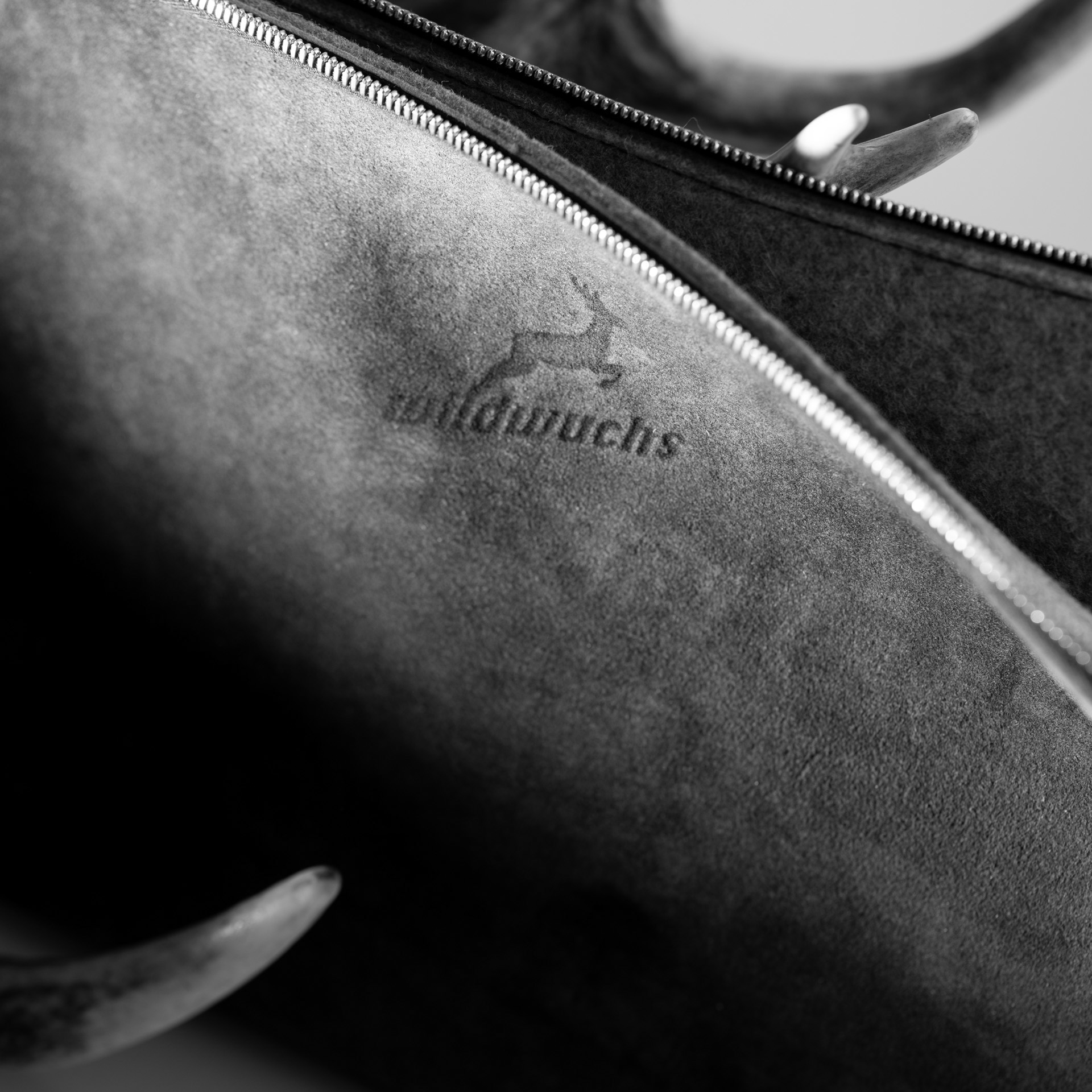 Laptoptasche aus Kuhfell