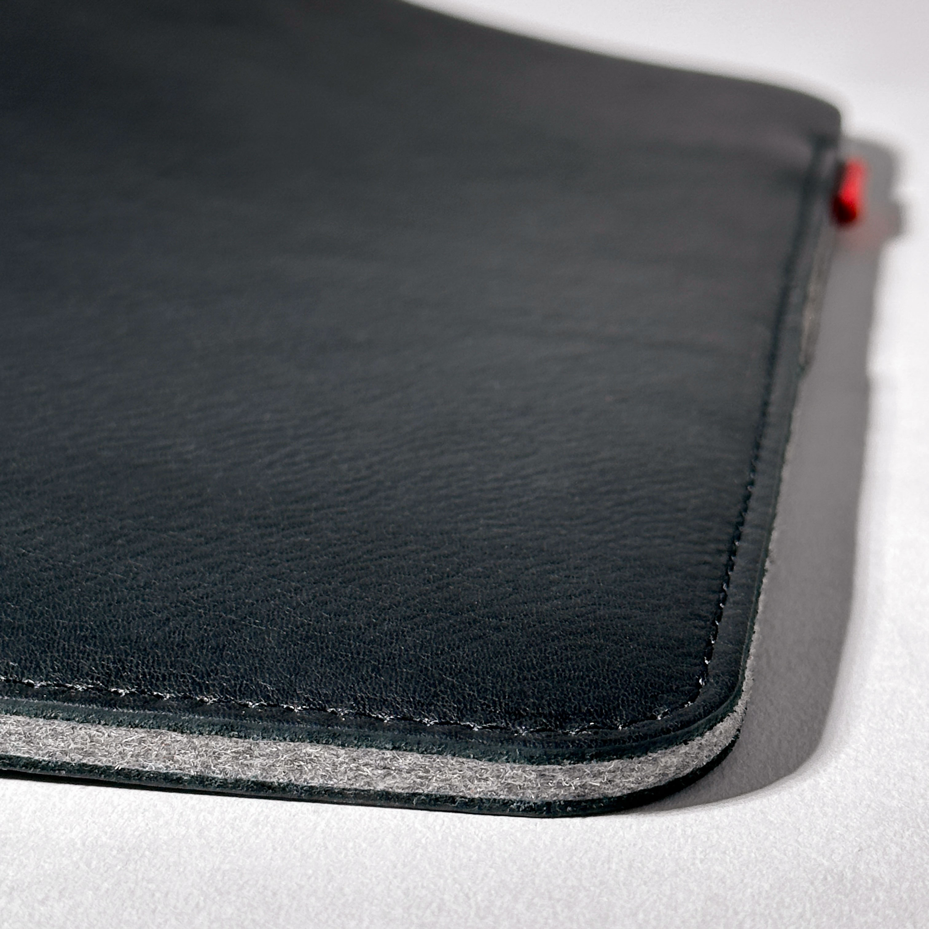 iPad case made of olive leather